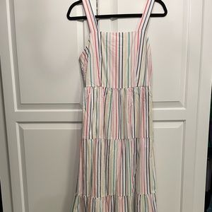 J. Crew Rainbow Strip maxi dress - 6
